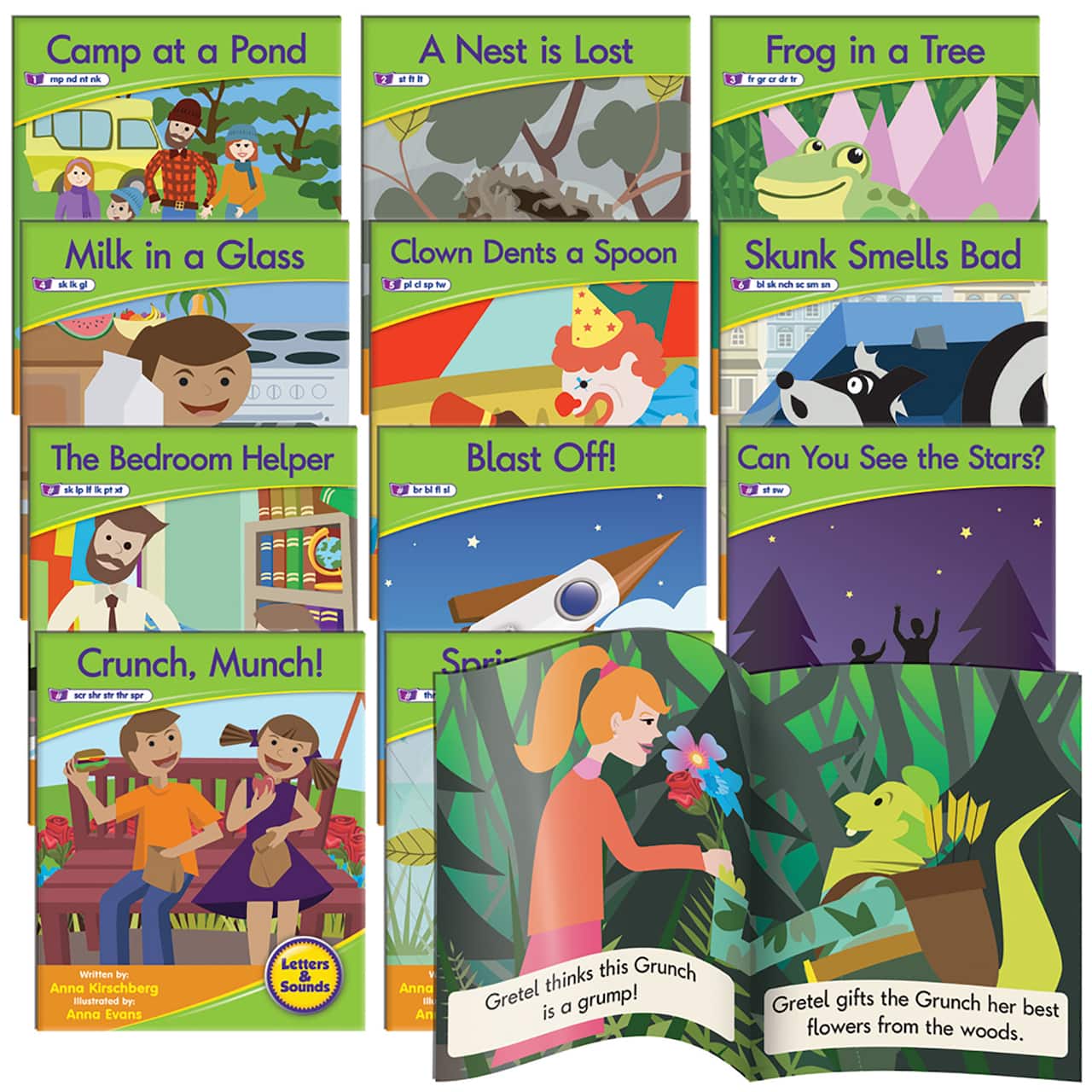 Junior Learning® Letters & Sounds Phase 4 Set 1 Fiction